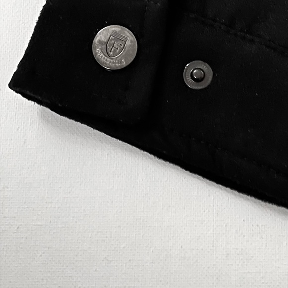 FERRARI F COLLECTIONS — MADE IN ITALY, VEGAN LEATHER/SUEDE, BLACK, LUXURY JACKET - Picture 16 of 17